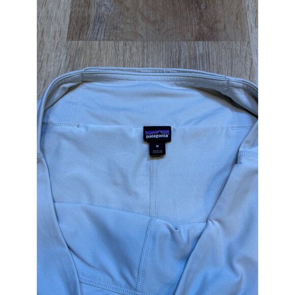 Patagonia Lined Skort With Dotted Wave Pattern In Cream & White M - Picture 6 of 8